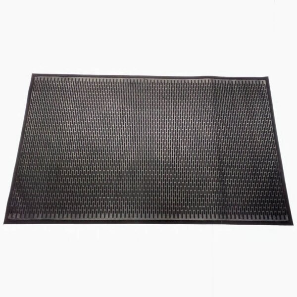 Tapete Raspasuelas de Hule Negro Liso - Imagen 2