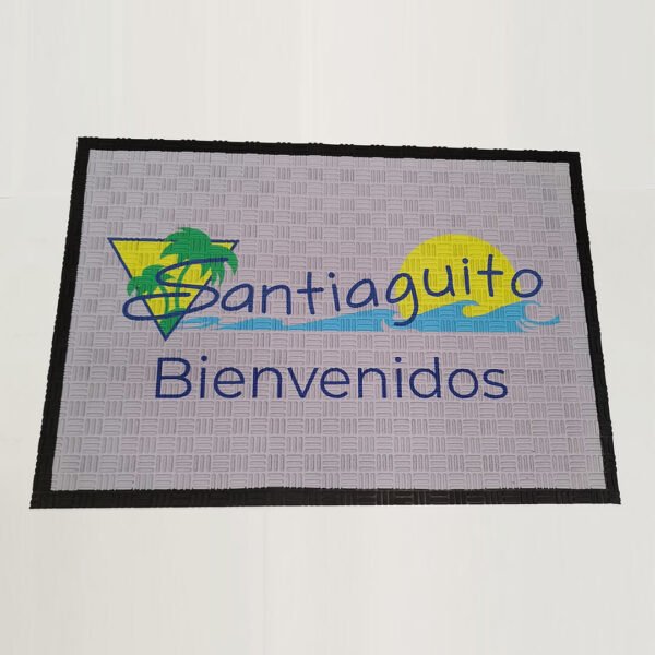 Tapete Publicitario de Oblongos con base de hule